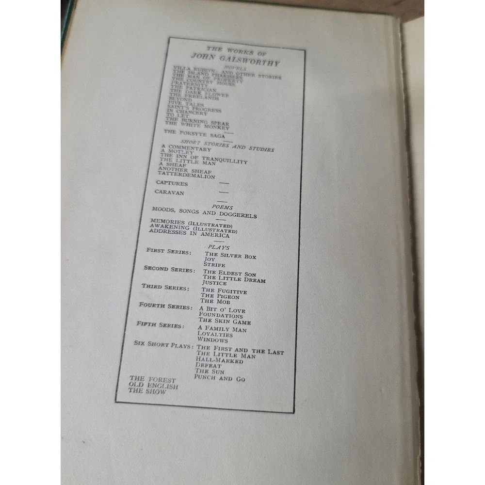 Caravan the Assembled Tales by John Galsworthy Hardcover 1926‎ Antique